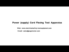 আইইসি ৬০৩৩৫-১ চিত্র ৮ সরবরাহ কর্ড ফ্লেক্সিং টেস্ট অ্যাপারচার পিএলসি নিয়ন্ত্রণ