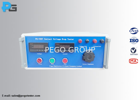 IEC60884-1 Compliant Contact Voltage Drop Tester with Adjustable Current Output and Micro Voltage Test Terminal