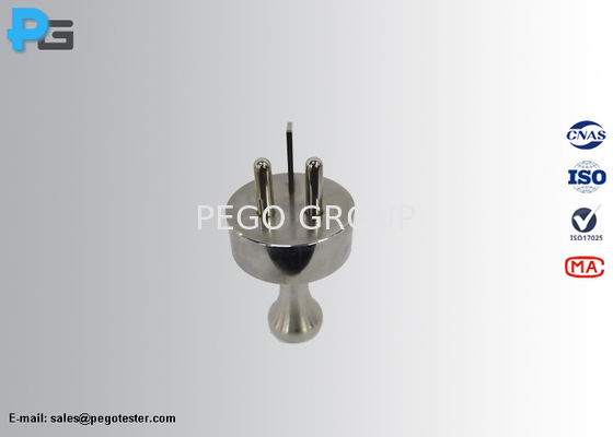 Flat and Round Pin Test Plugs for AS/NZS 3112 Figure G1 Three-Pin Socket-Outlets with Full Insertion and Finger Test