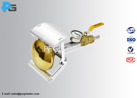 গর্ত ব্যাসার্ধ 0.5mm অ্যালুমিনিয়াম Baffle IPX3/IPX4 প্রবেশ সুরক্ষা টেস্টিং হ্যান্ডহেল্ড স্প্রে ডোজেল IEC60529 ক্লজ 14.2.3/14.2.4
