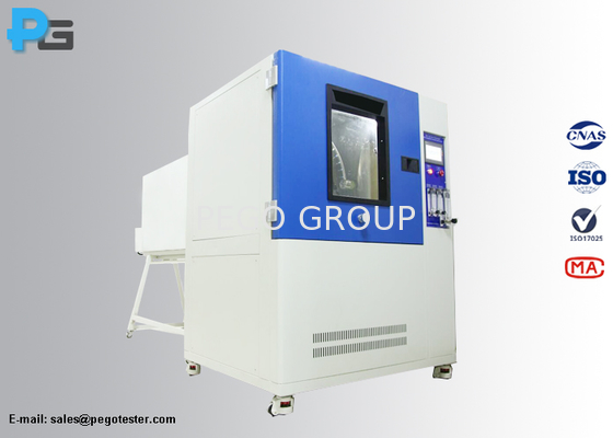 IEC60259 বৃষ্টি নিরোধক পরীক্ষা চেম্বার IPX1-6, 1-5r/min টার্নটেবল সহ