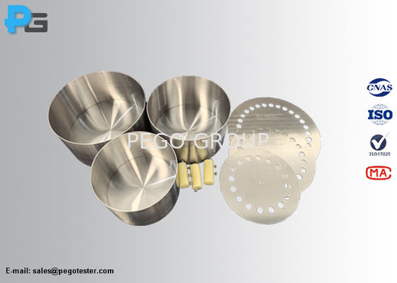 শক্তি খরচ পরীক্ষার জন্য স্টেইনলেস স্টীল AISI430 বেস এবং AISI304 প্রাচীর সহ IEC60350-2 মেনে চলার মানক রান্নার উপকরণ