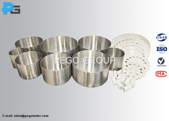 EN 60350-2 এর সাথে সামঞ্জস্যপূর্ণ স্টেইনলেস স্টীল স্ট্যান্ডার্ডাইজড কুকওয়্যার শক্তি পরিমাপের জন্য সিলিন্ডার ডিজাইন সহ