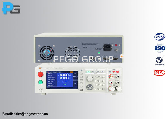 প্রোগ্রামেবল অটো সেফটি টেস্টার ৪ ইন ১ সরঞ্জাম সহ, ৭-ইঞ্চি টিএফটি ডিসপ্লে এবং ব্যাপক বৈদ্যুতিক পরীক্ষার জন্য পিএলসি ইন্টারফেস